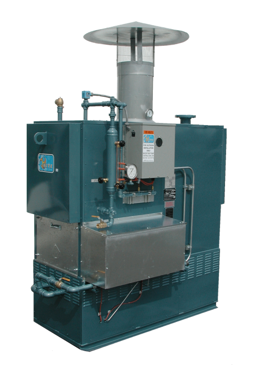 Low Pressure Outdoor Atmospheric / Natural Gas Fired Steam Boilers